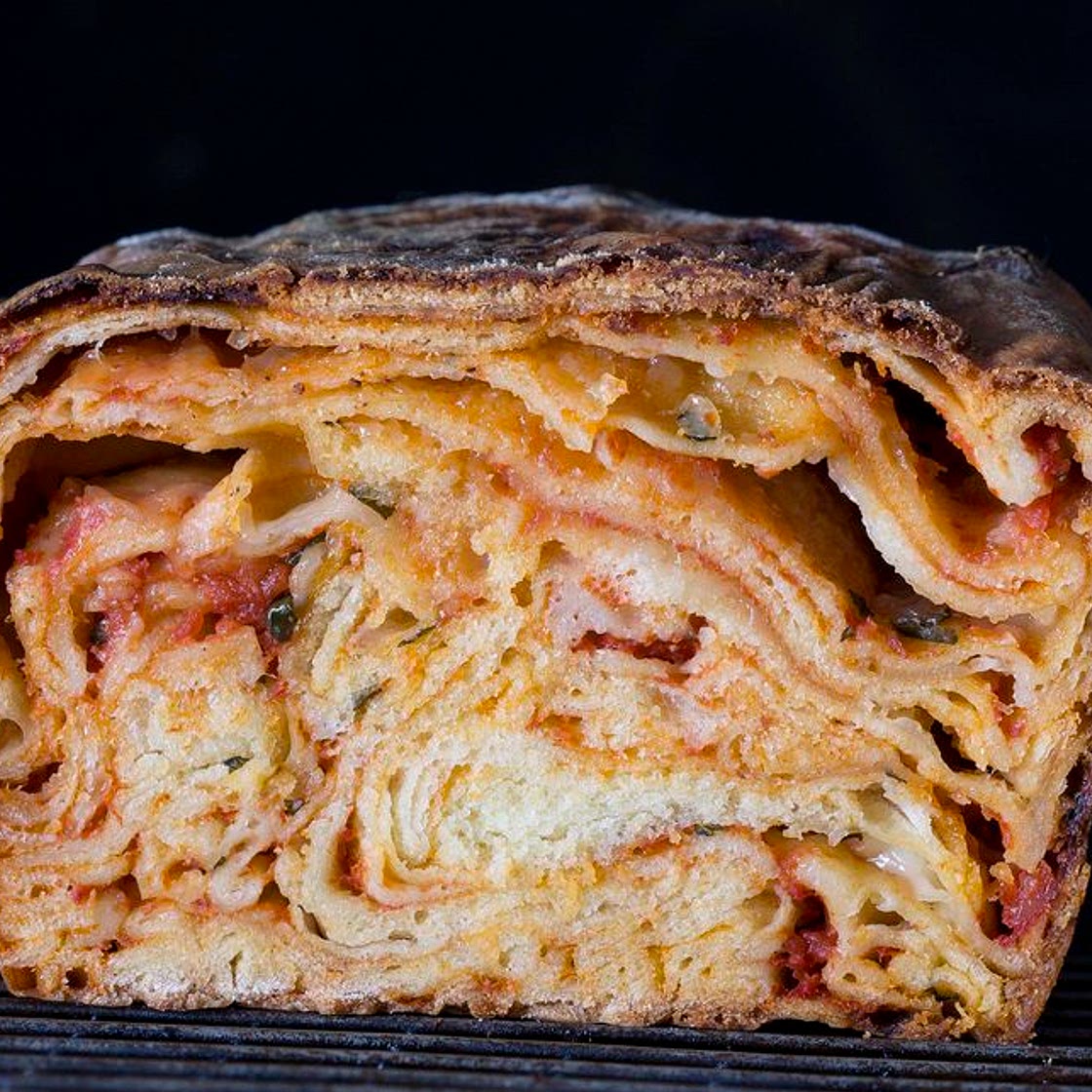 How to Make Scaccia Ragusana - Sicilian Lasagna Bread 🇮🇹 - Hardcore Italians