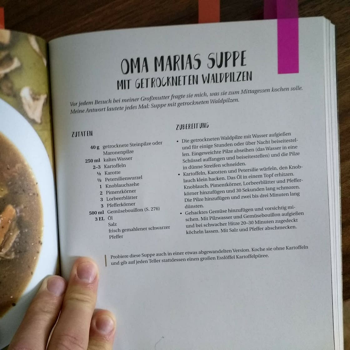 Getr Waldpilze Suppe