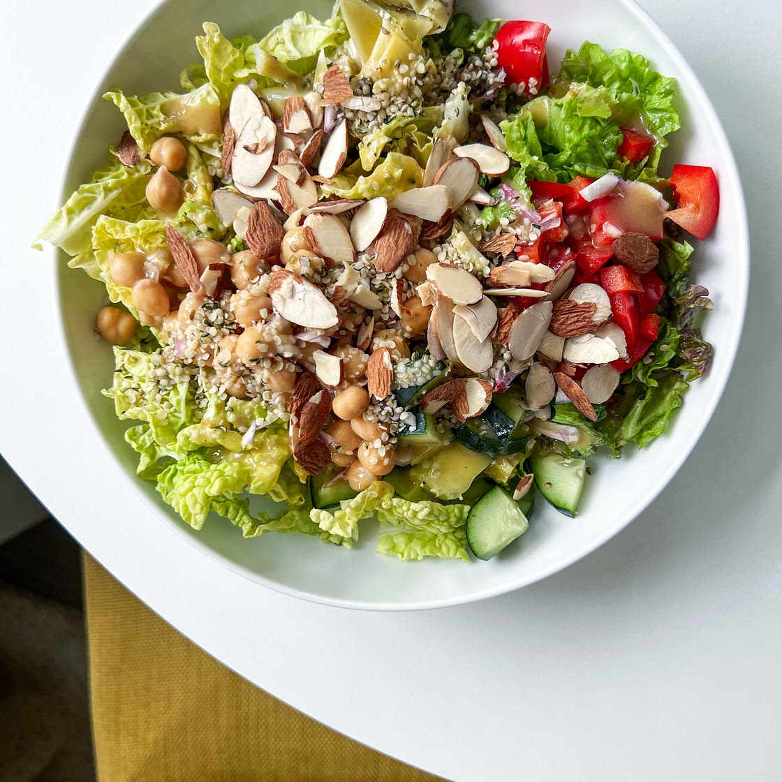 Veggie packed summer salad