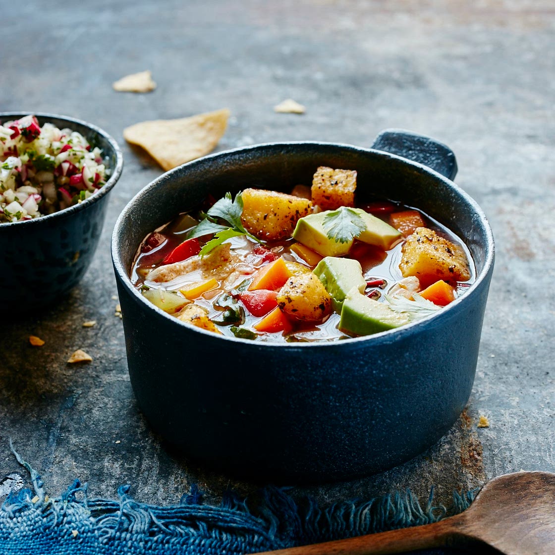 Latin American Chicken Soup with Greens — Rebecca Katz