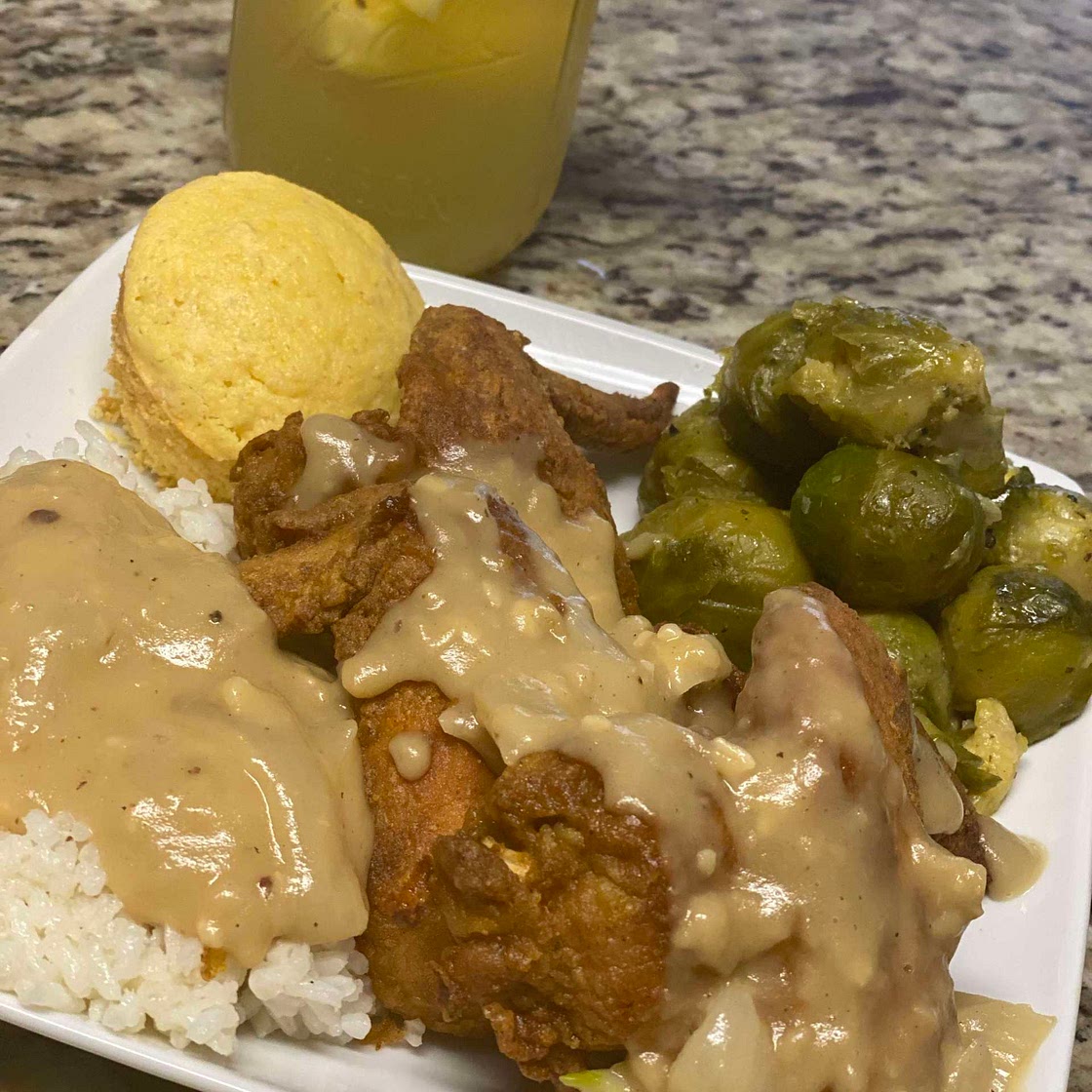 Fried Chicken w/Gravy (Air Fryer) 