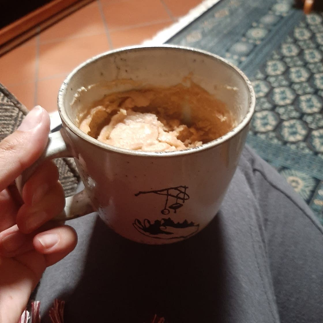 Peanut Butter Cookie Mug Cake