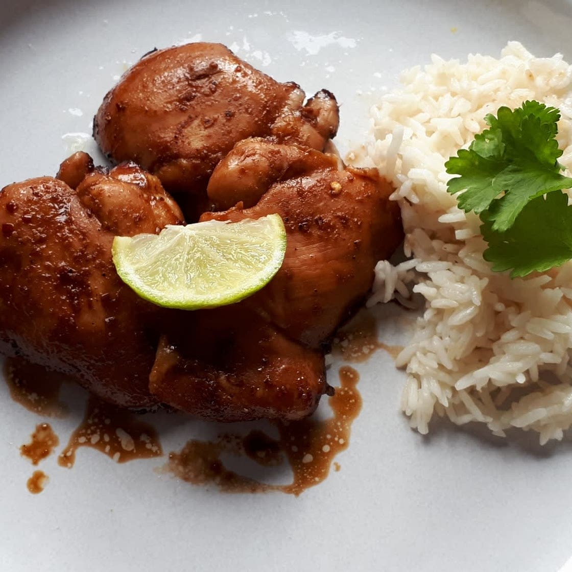 Braised Filipino Chicken Thighs