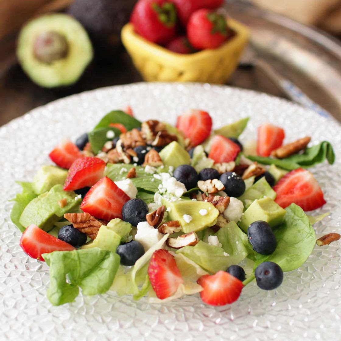Avocado Salad With Berries (Panera Copycat Recipe)
