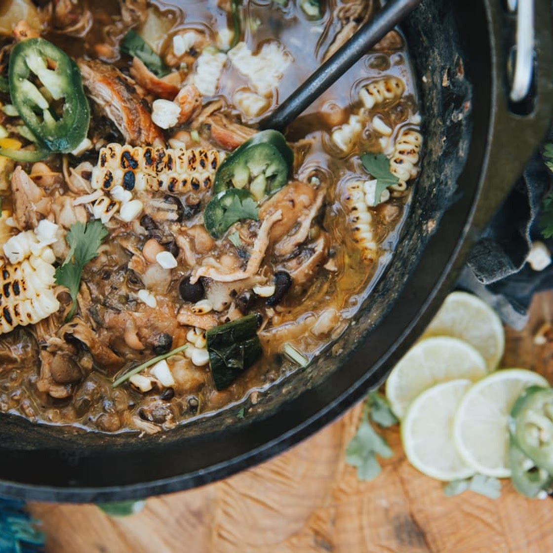 Dutch Oven White Chicken Chili