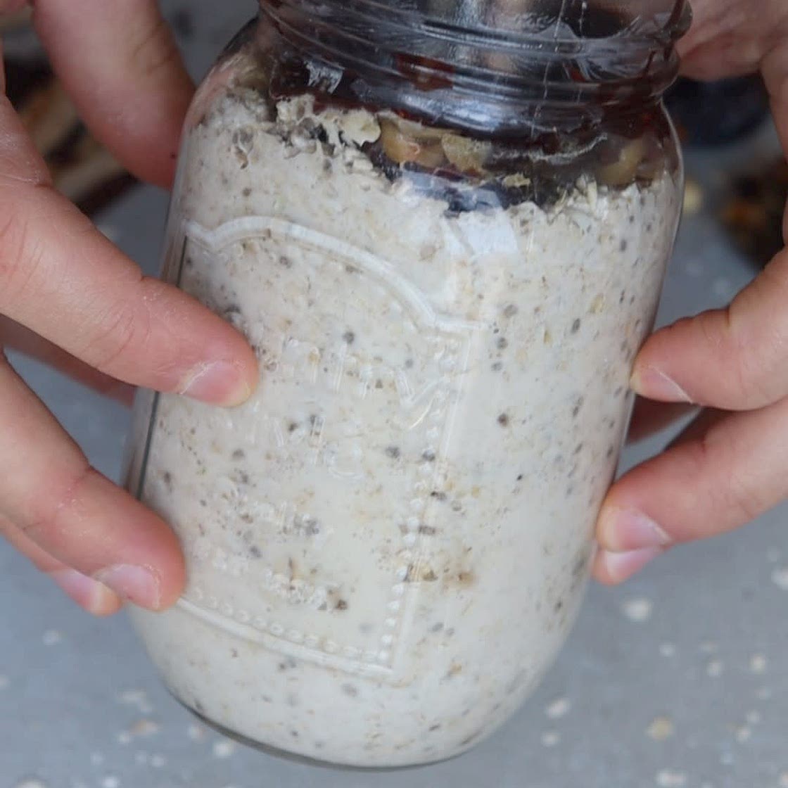 Snickers Overnight Oats