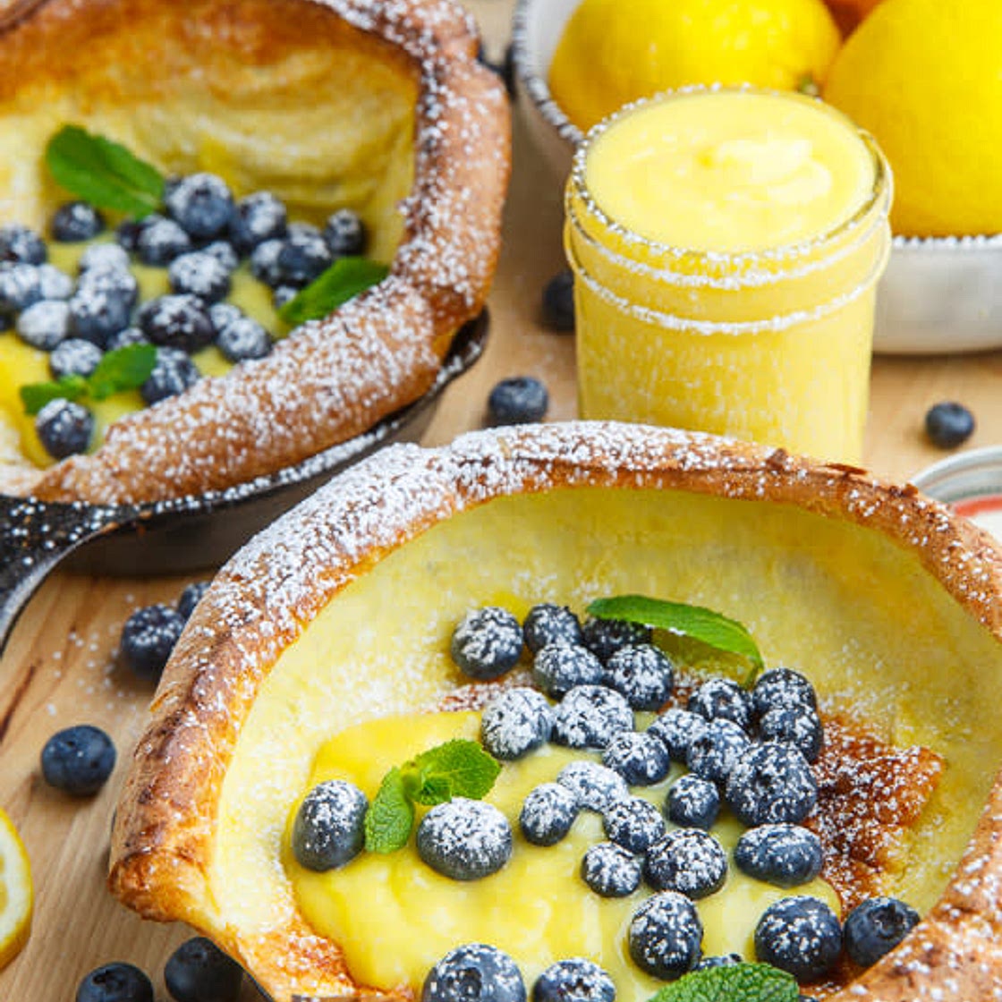 Creamy lemon custard 
