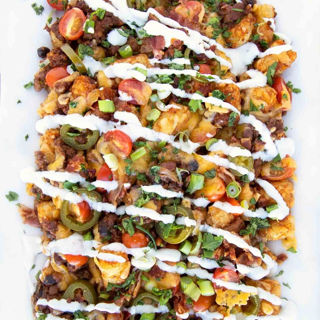 Loaded Tater Tot Nachos