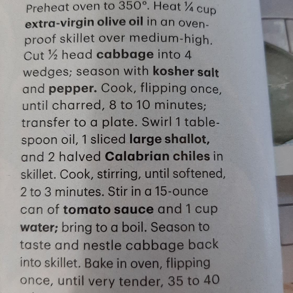 Spicy Braised Cabbage