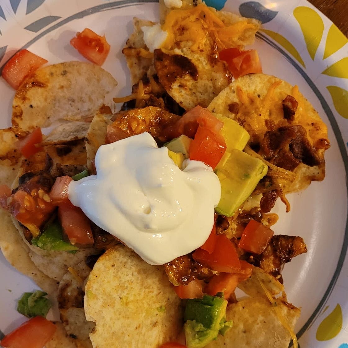 Loaded BBQ Chicken Nachos Recipe by Tasty