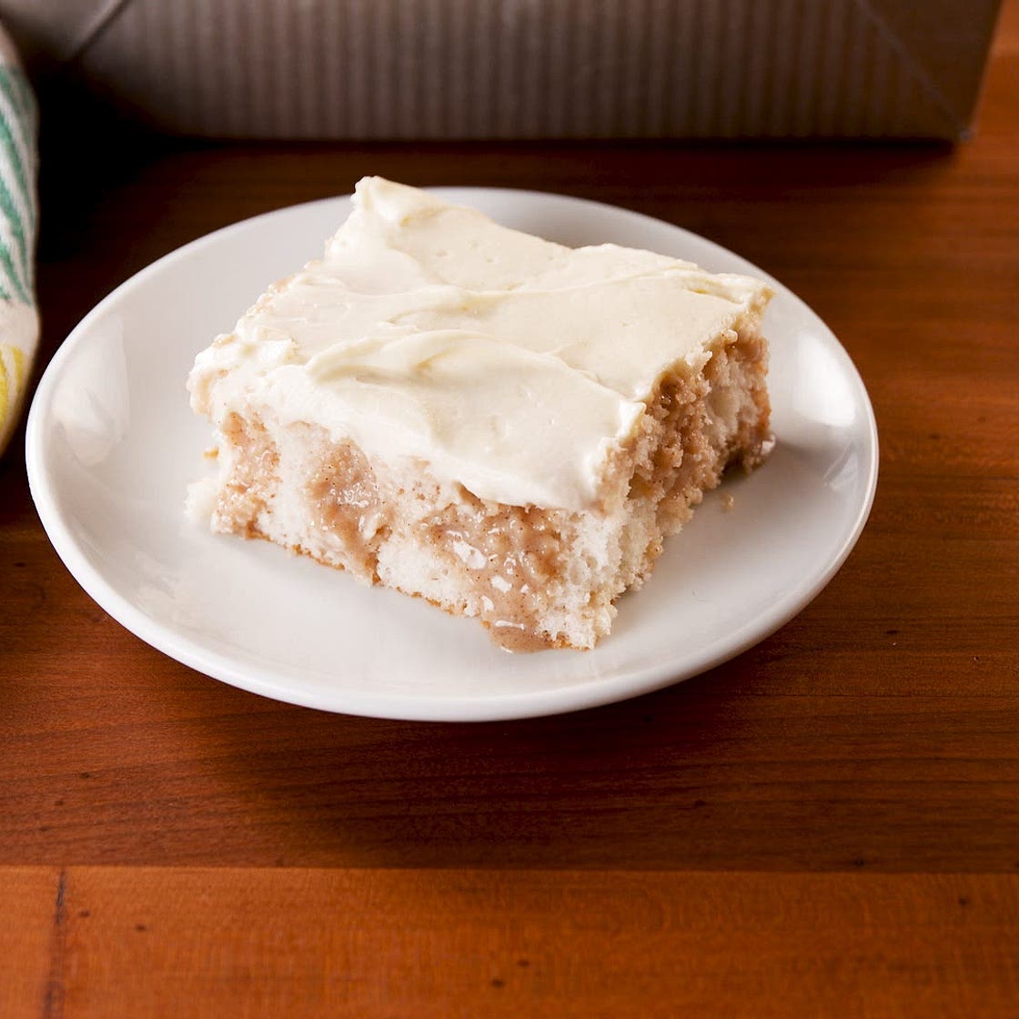 Cinnamon Roll Poke Cake