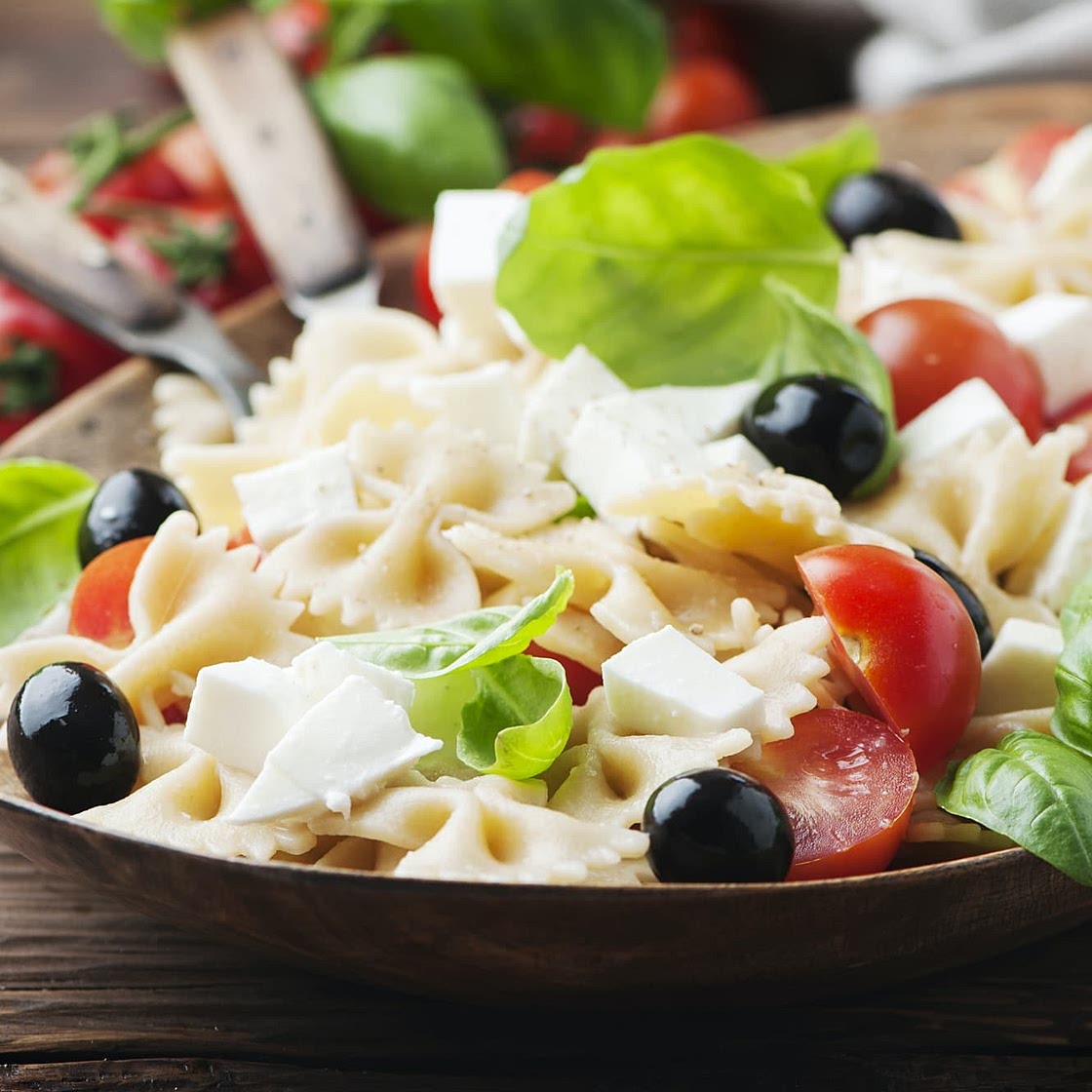 Pasta Salad With Mayonnaise and Yogurt