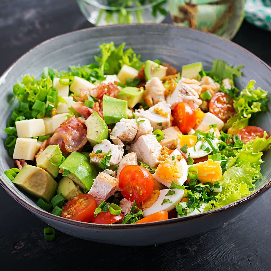 Protein-Packed Turkey Cobb Salad