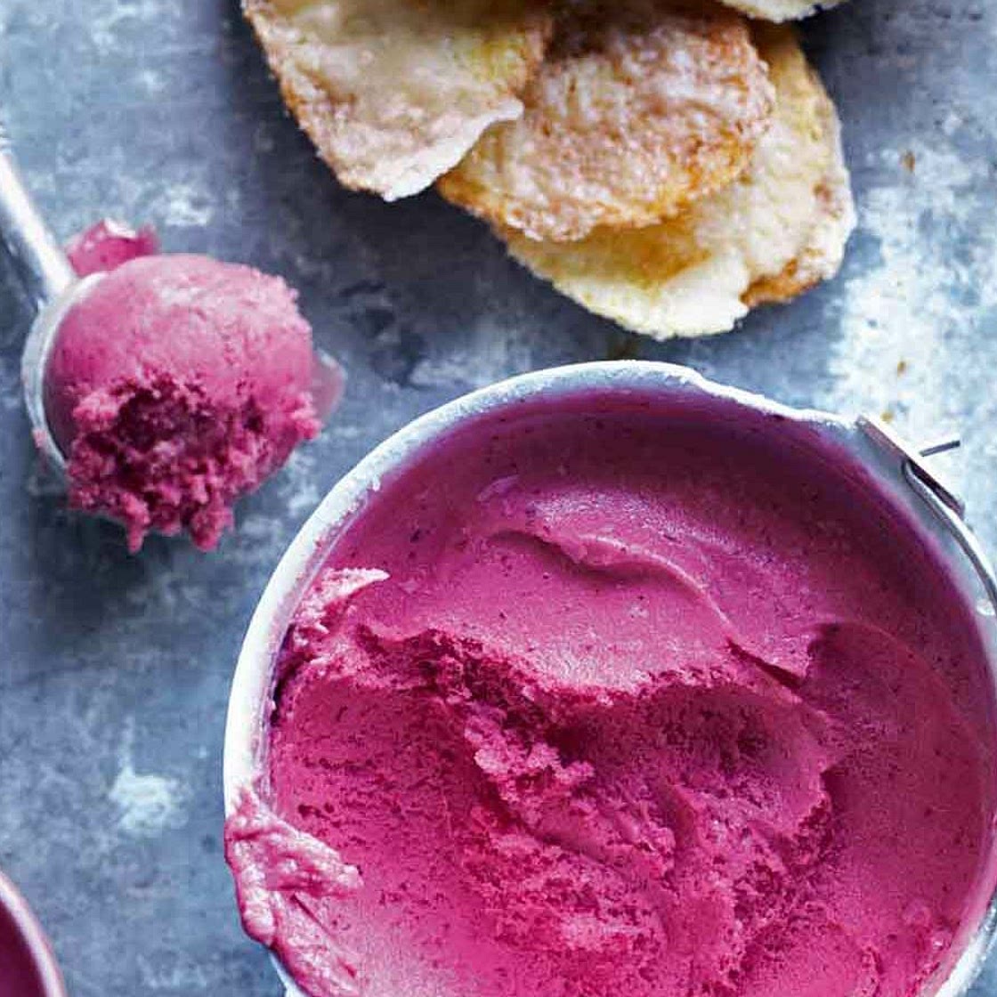 Roasted Plum Sorbet