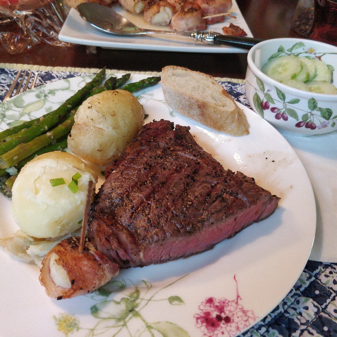 Steak, Dry rubbed