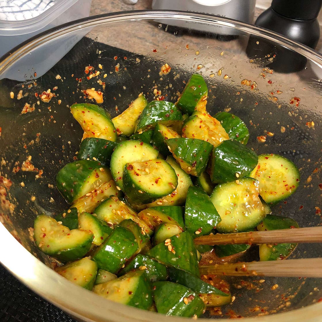 Korean Cucumber Salad - Oi Muchim (오이무침)