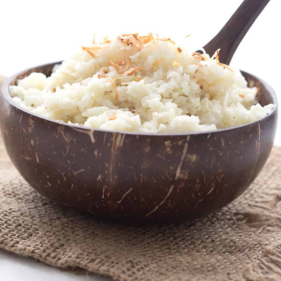 Coconut Cauliflower Rice Recipe