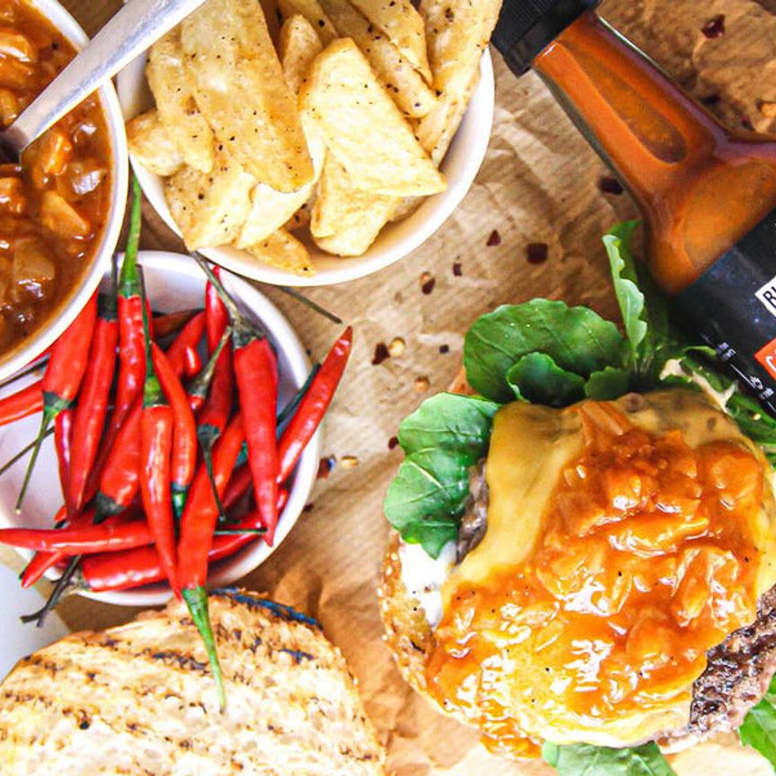 Boerewors & Cayenne Chakalaka Braai Burger