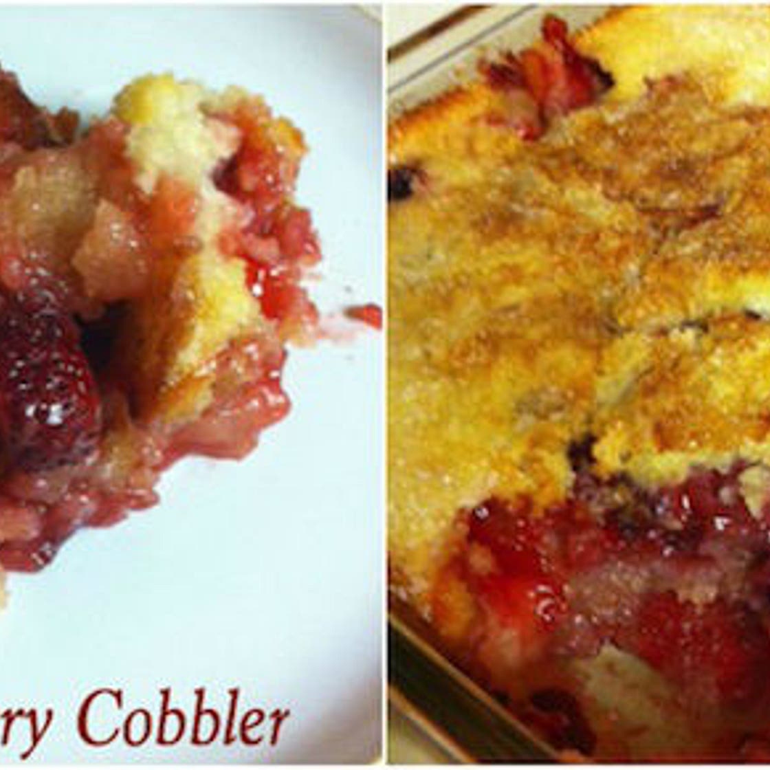 Strawberry Cobbler - Tshanina Peterson
