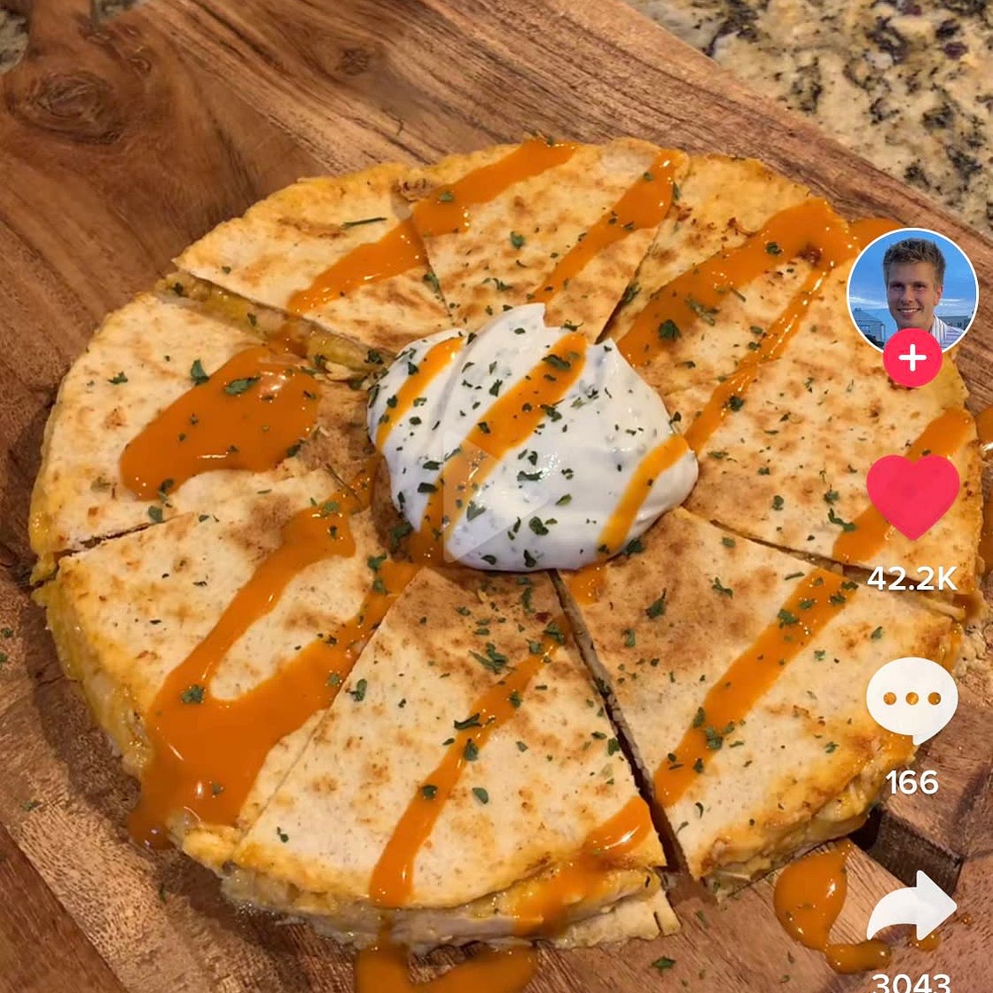 Buffalo Chicken Quesadilla
