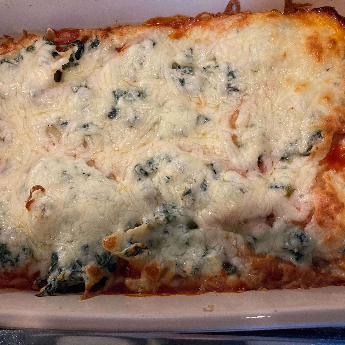 Spinach and Ricotta Stuffed Shells
