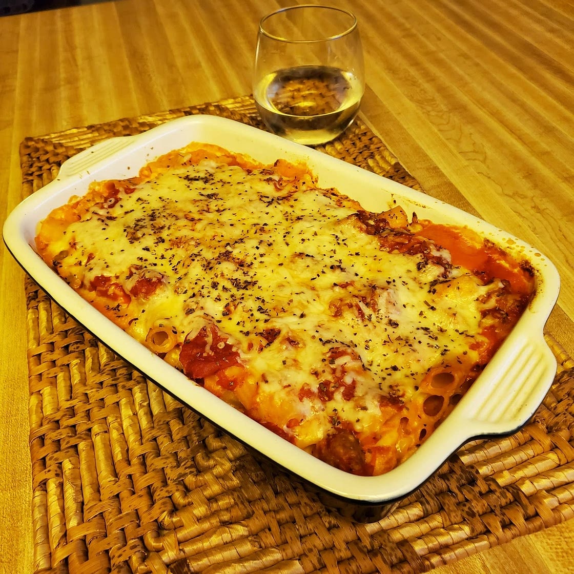 Baked Penne with Italian Sausage