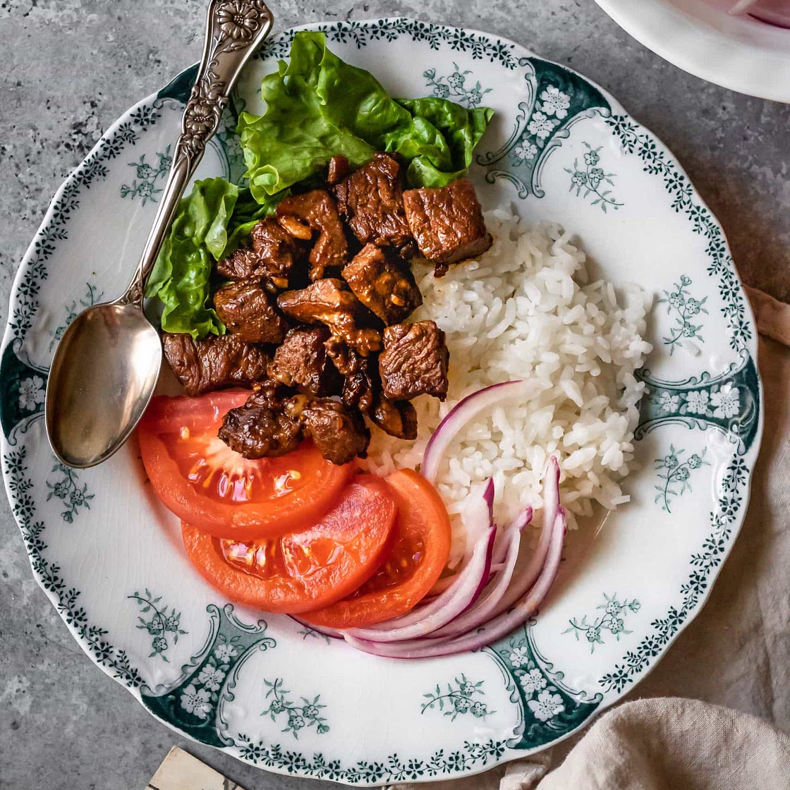 Vietnamese Shaking Beef (Bo Luc Lac)