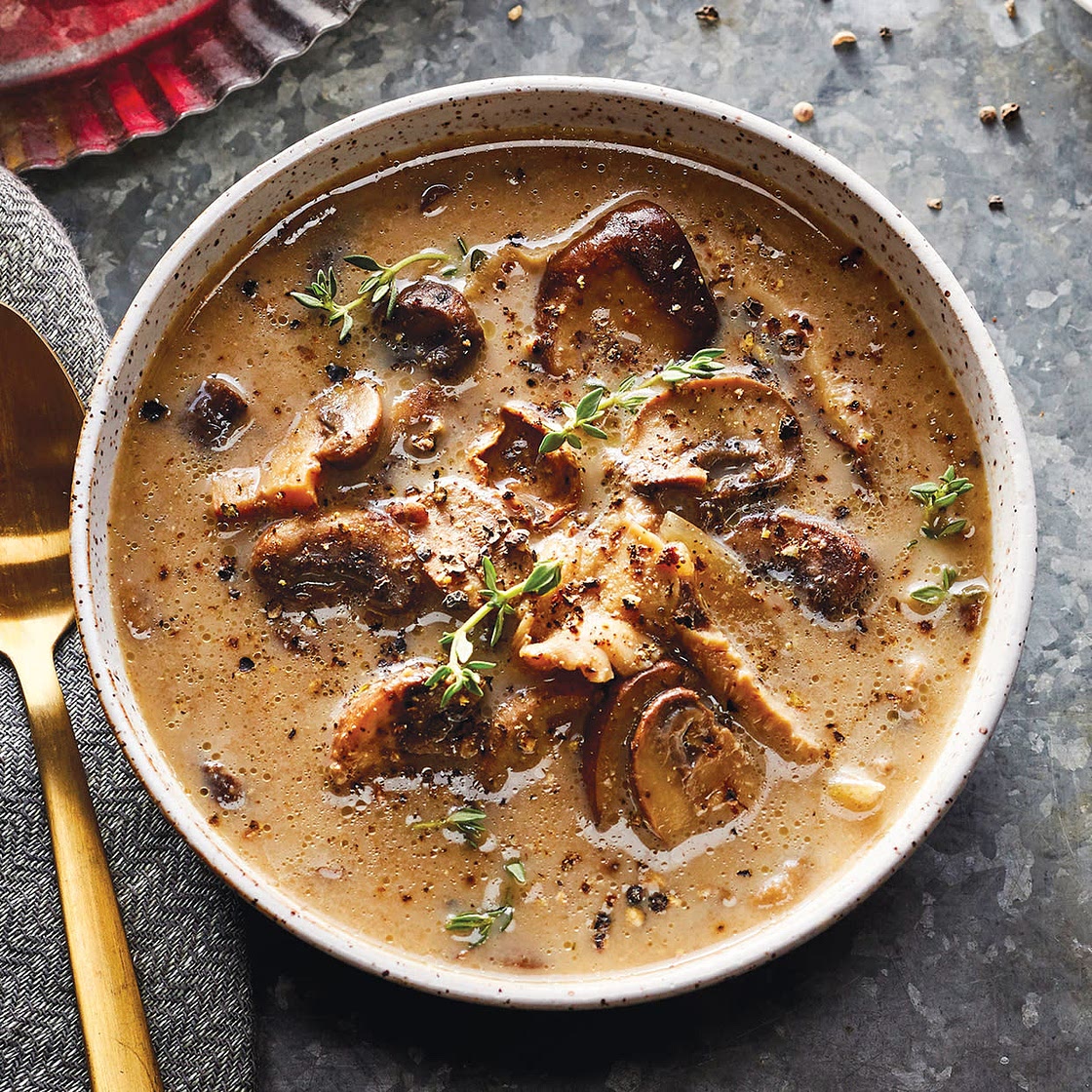 Mushroom Soup (The Nutrition Coach)