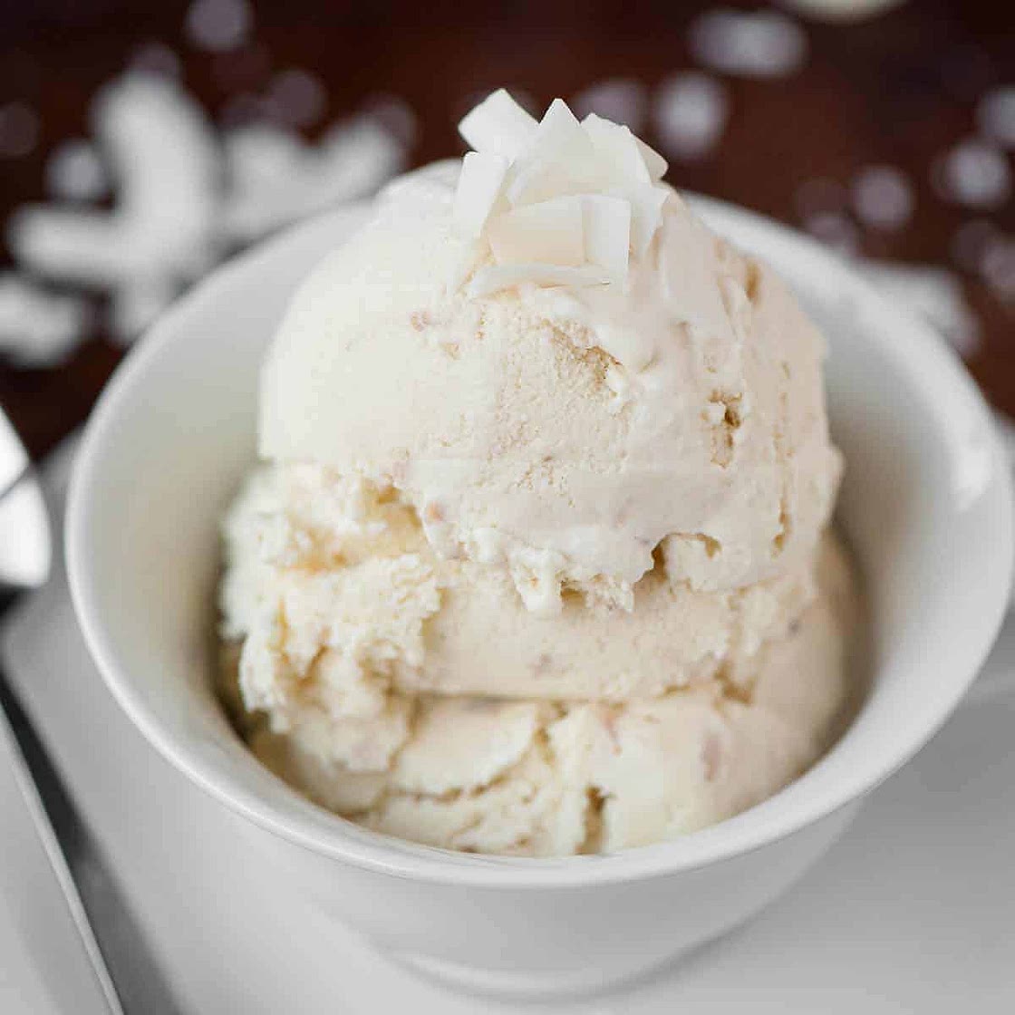 Coconut Ice cream (real food gangstas)