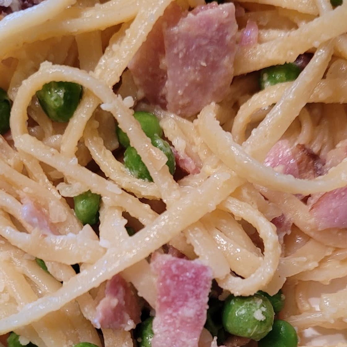 Lightened Up Spaghetti Carbonara