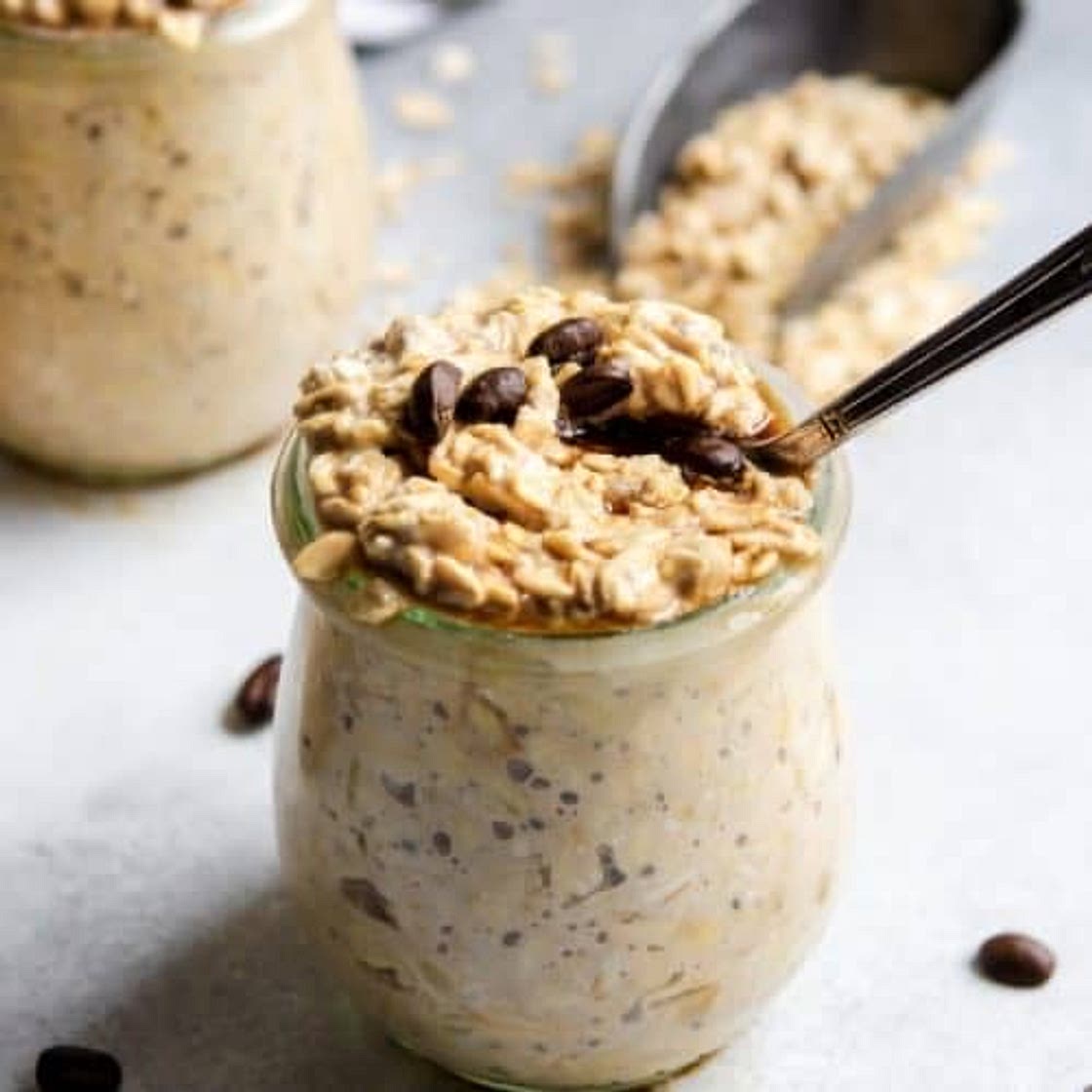 Creamy Coffee Overnight Oats