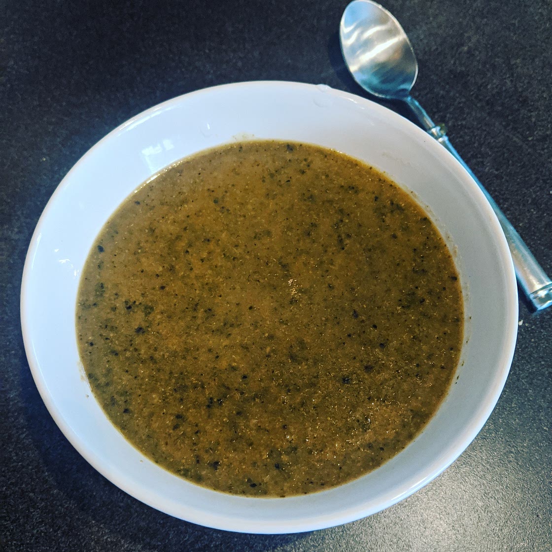 Detox green soup