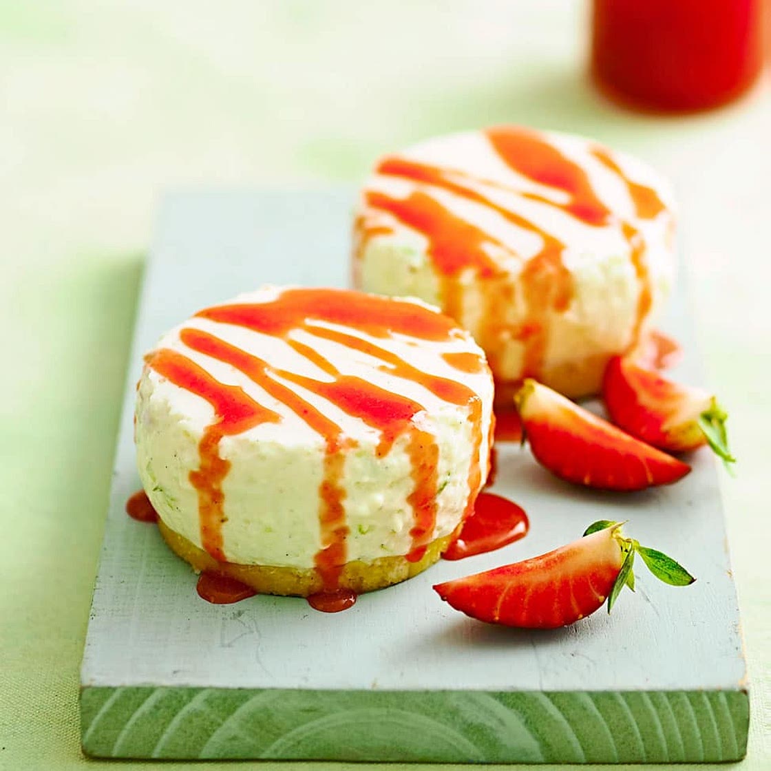 Strawberry & Coconut Cheesecake
