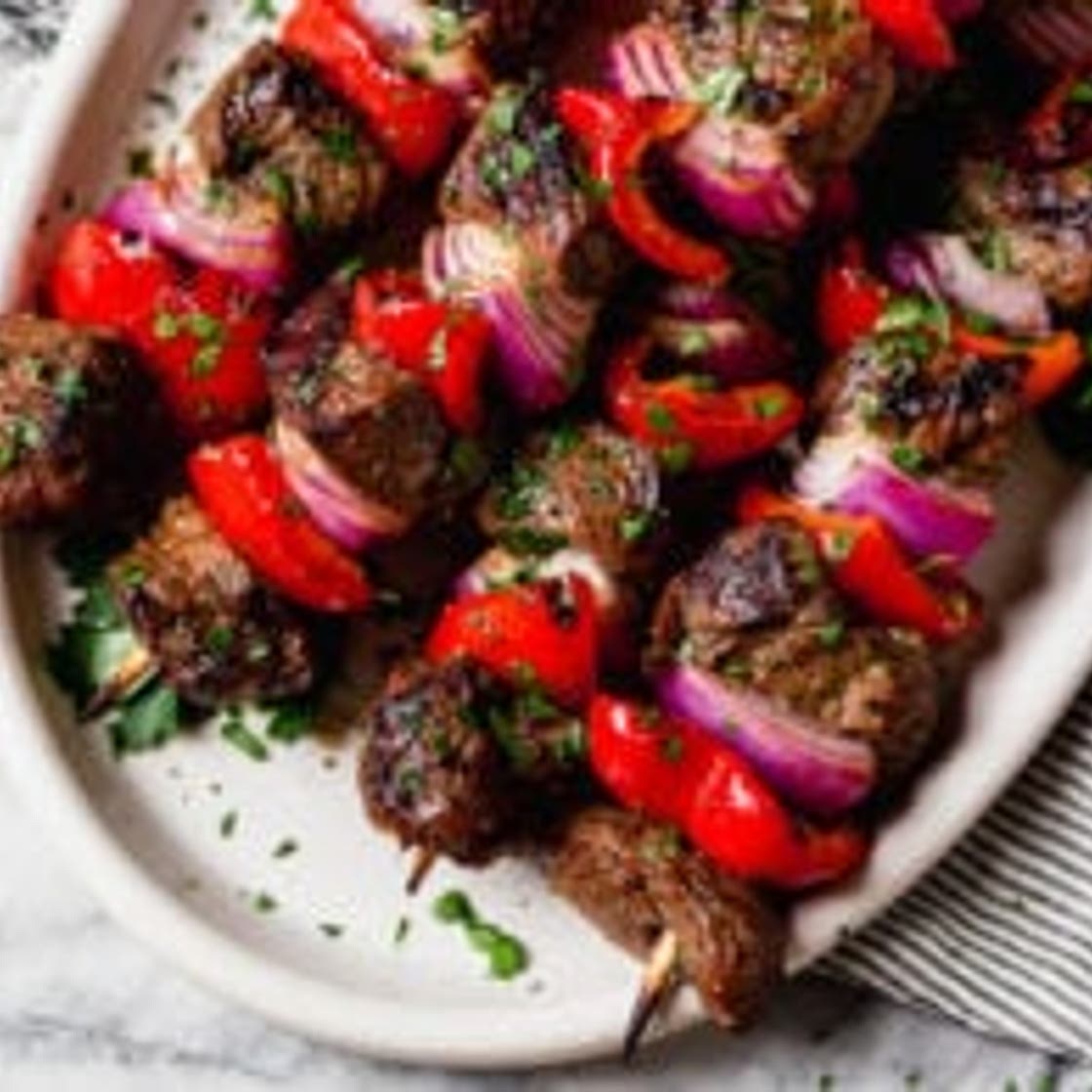 Grilled Steak Kebabs