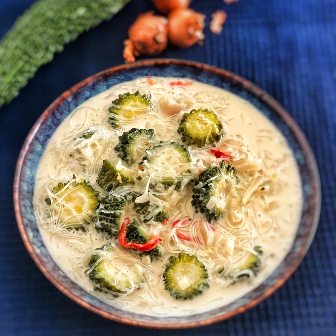 Chef Norman's Bitter Melon and Glass Noodles in Coconut Gravy
