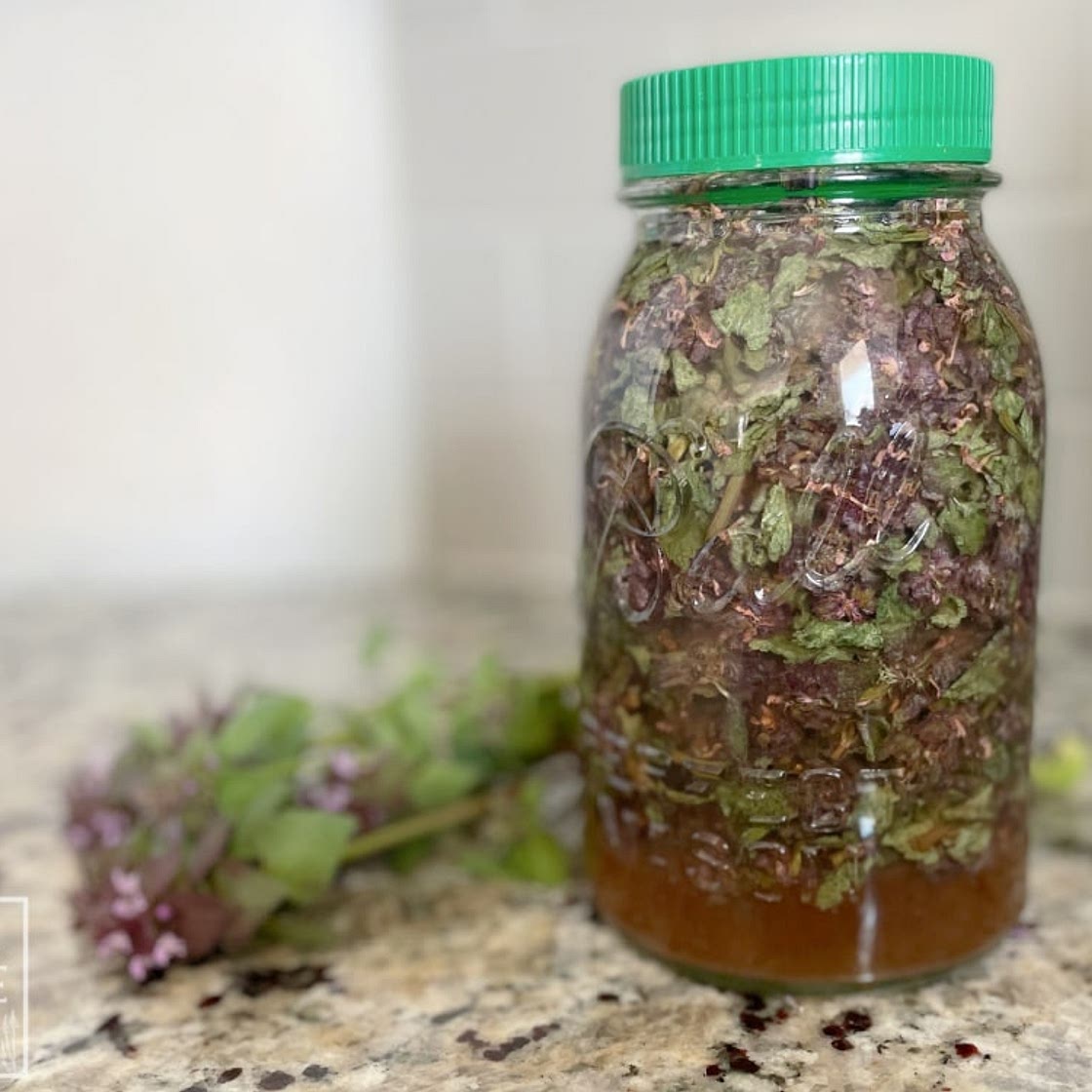 Purple Dead Nettle Vinegar