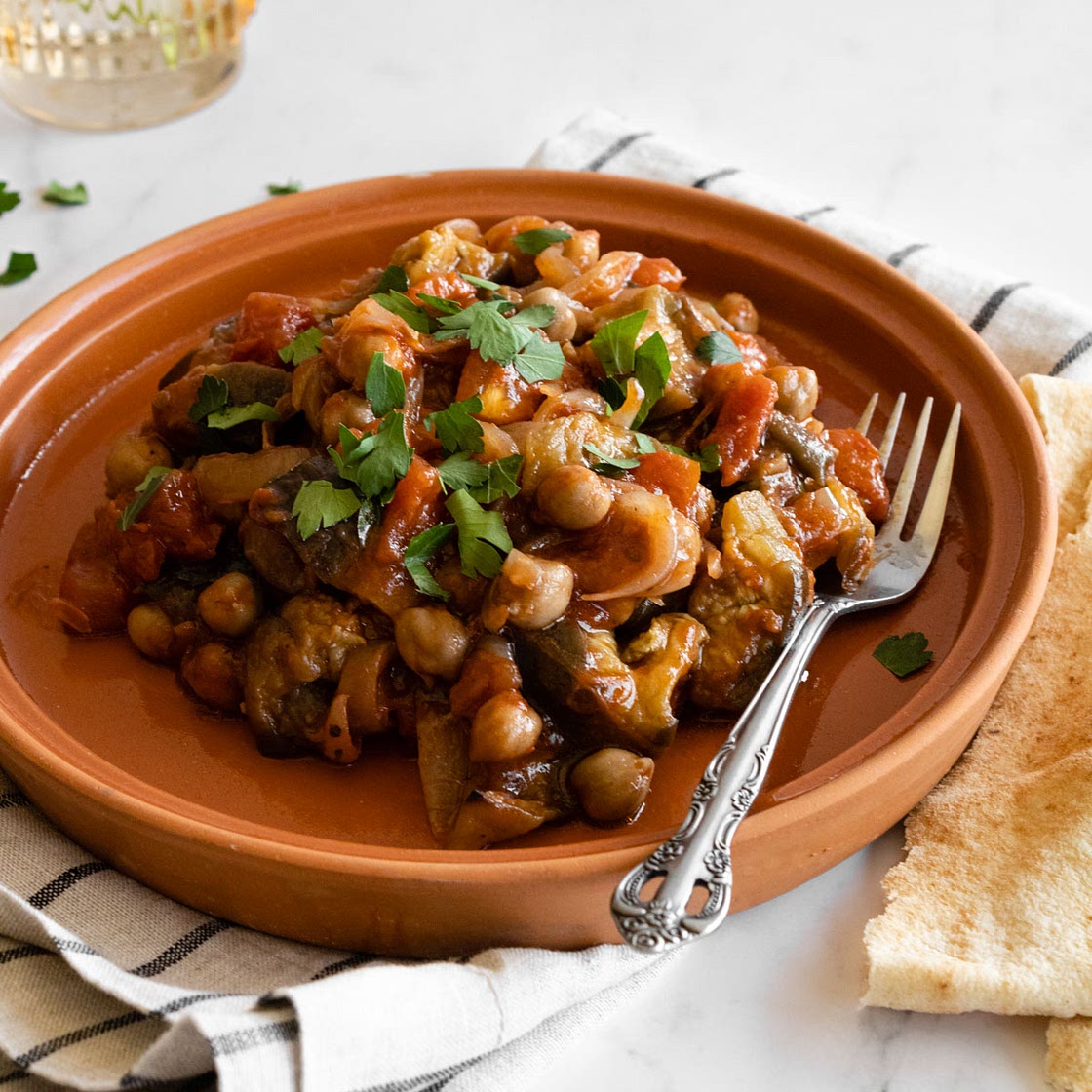 Lebanese Eggplant Moussaka (Maghmour)