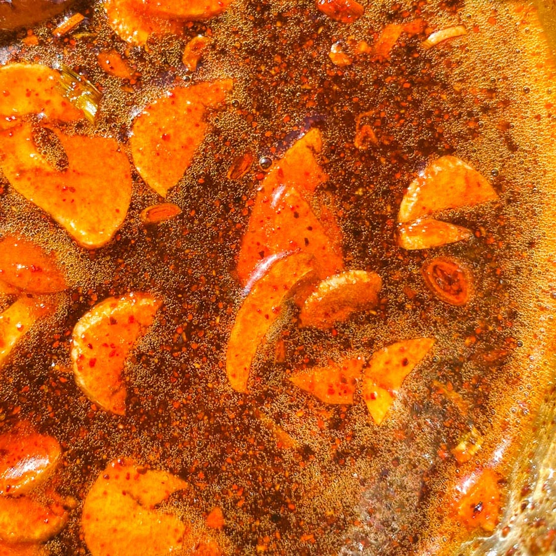 Homemade Kashmiri Chili Hot Honey