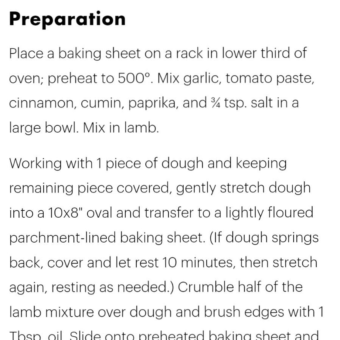 Spicy Lamb Pizza with Parsley–Red Onion Salad