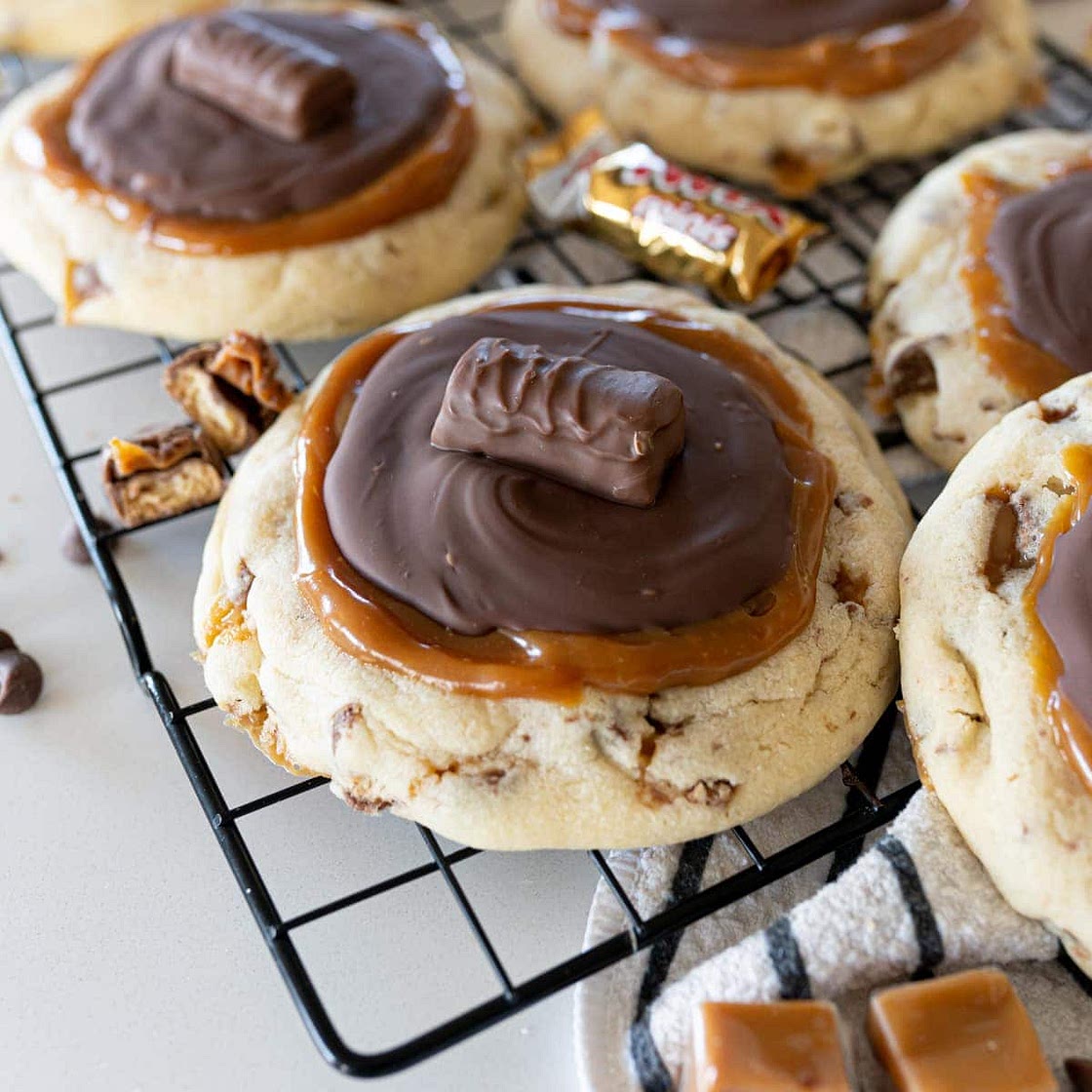 Crumbl Copycat Twix Cookie