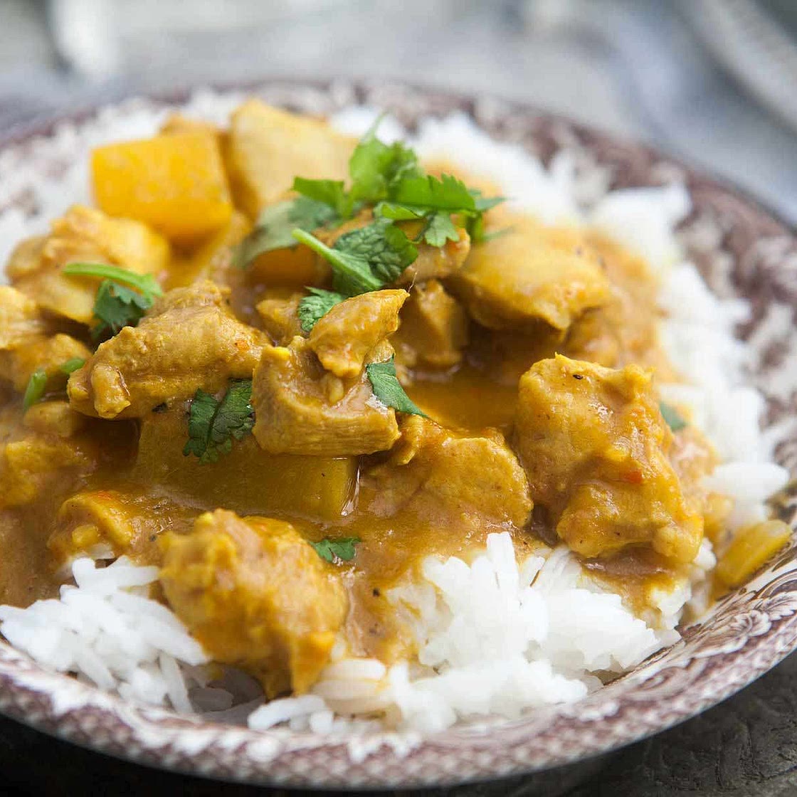 Chicken mango curry (Jacob's mom)