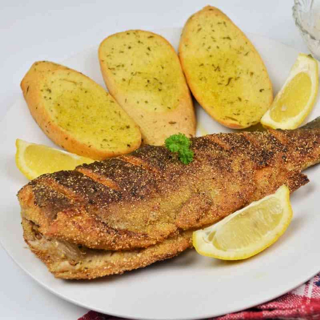 Pan-fried trout (most memorable meals)