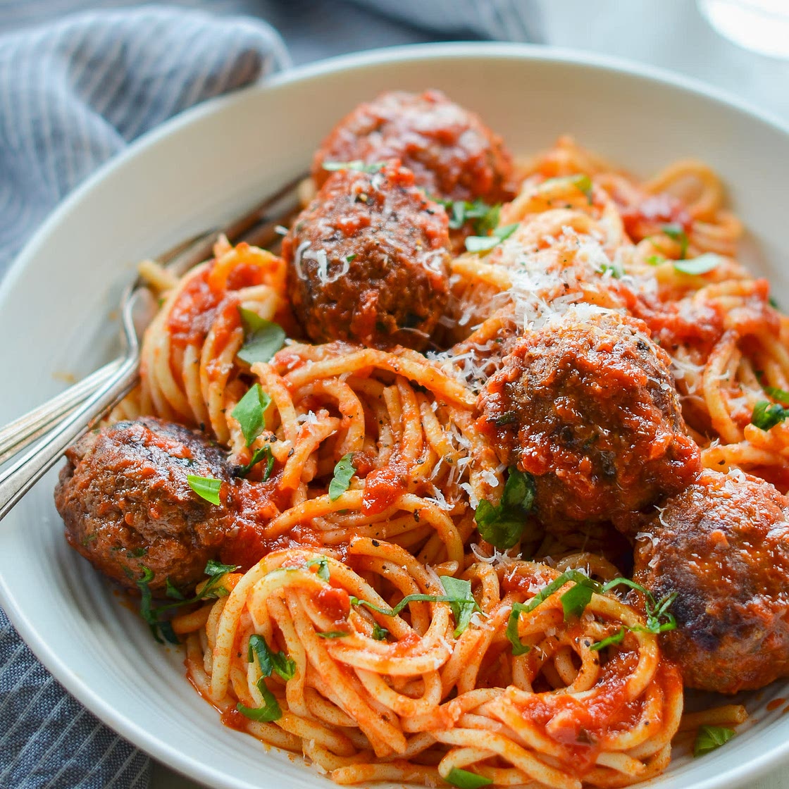 Mom's Spaghetti & Meatballs