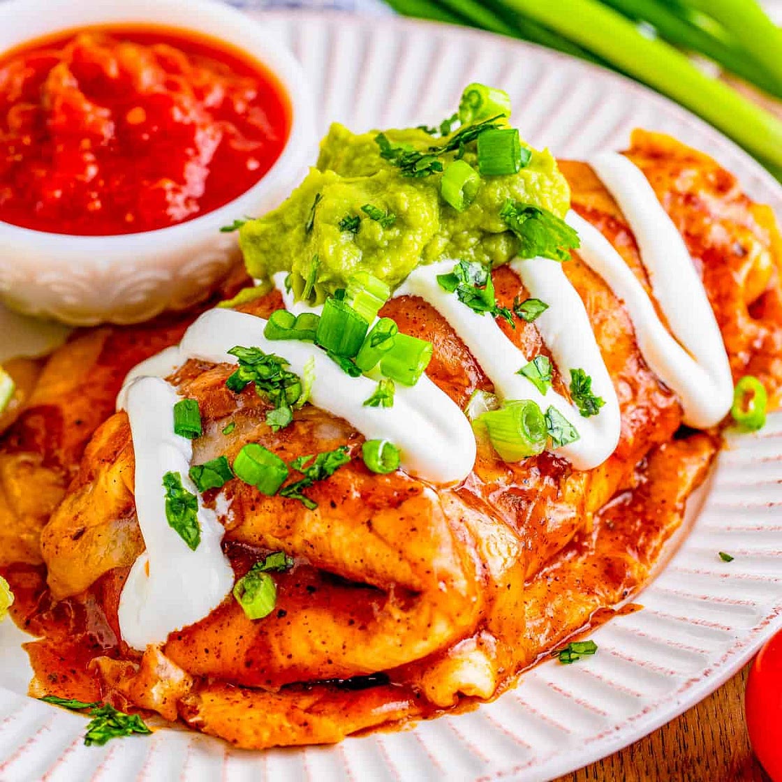Smothered Beef Burritos
