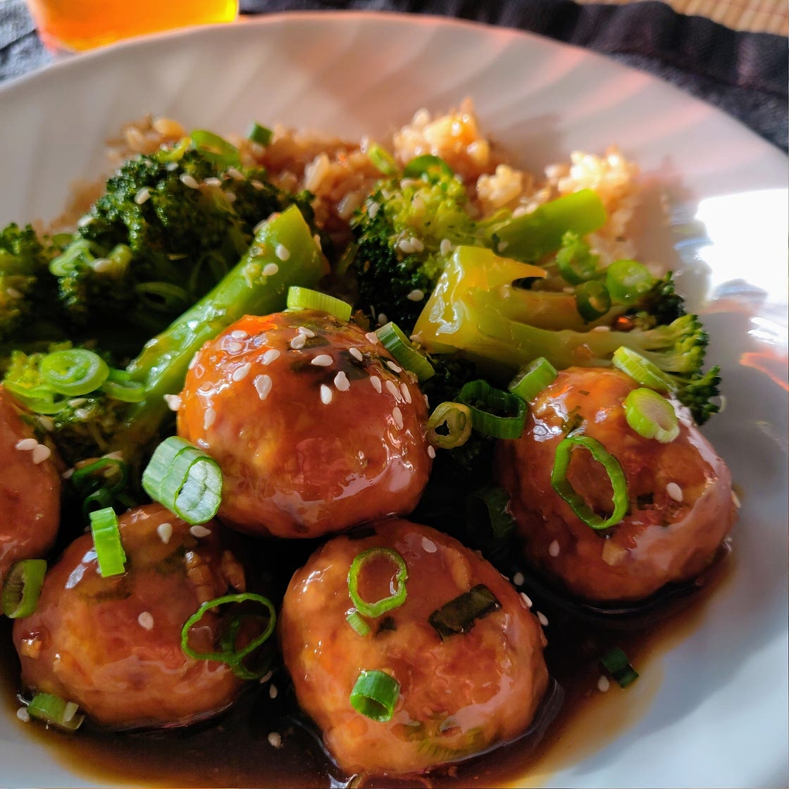 Teriyaki Meatball Bowls