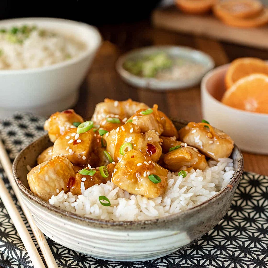 Homemade Chinese Orange Chicken