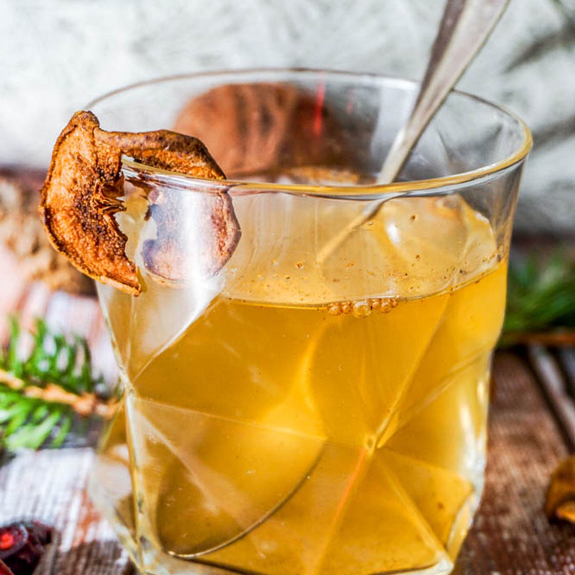 Fresh Homemade Apple Cinnamon Linden Tea Recipe