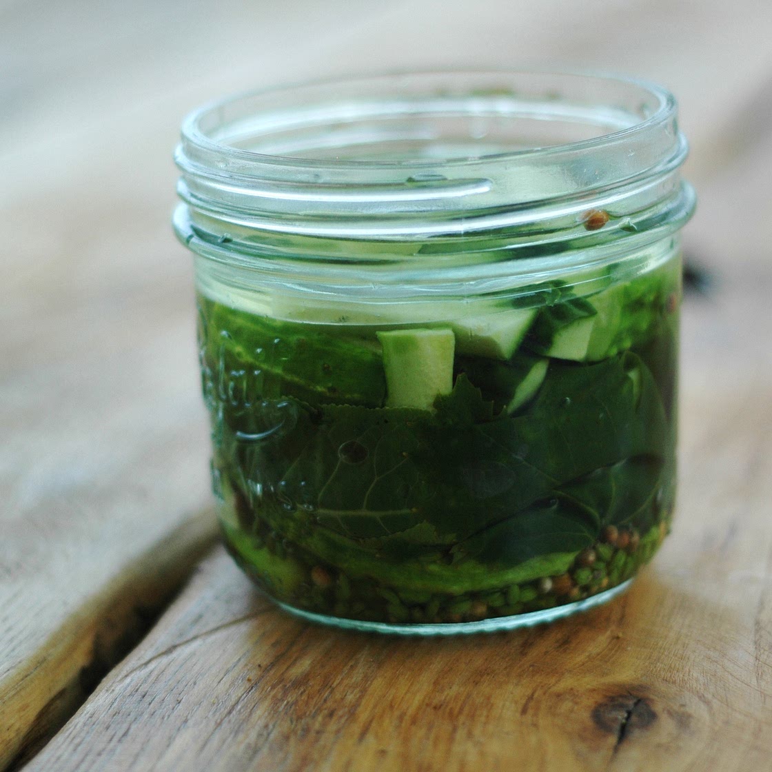 “cornichons” / cucumber pickles (lacto-fermented)