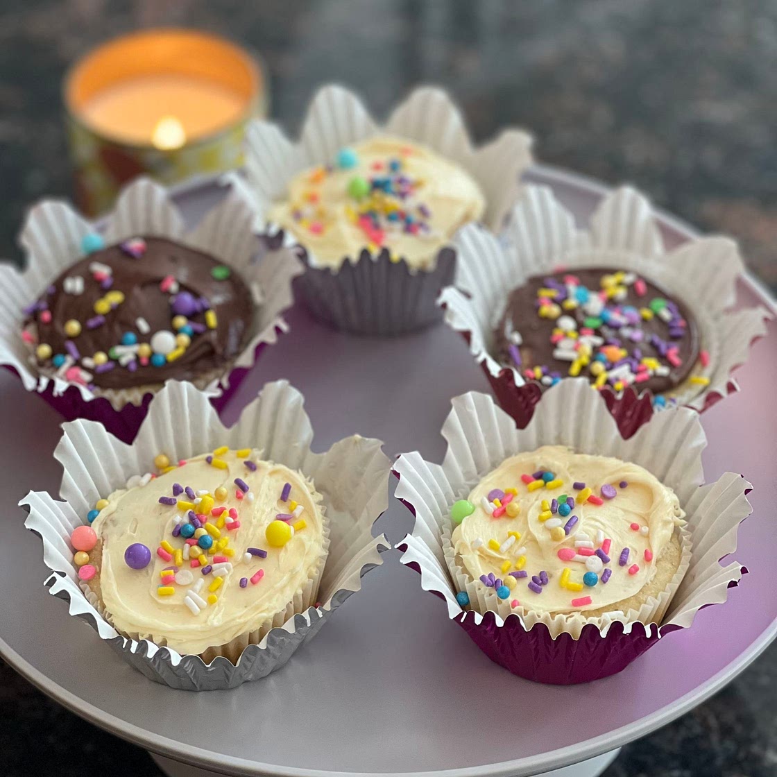 Allergy Friendly Lemon Cupcakes 
