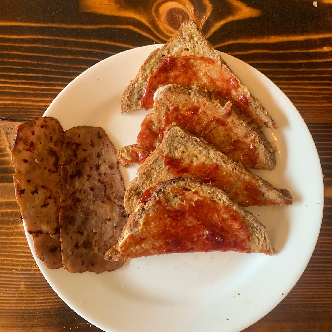 French toast and bacon 